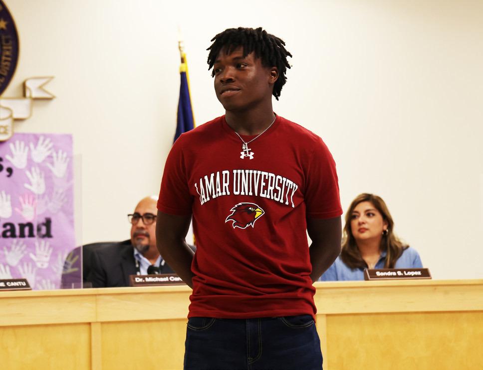Athletes recognized at SMCISD school board meeting San Marcos Record