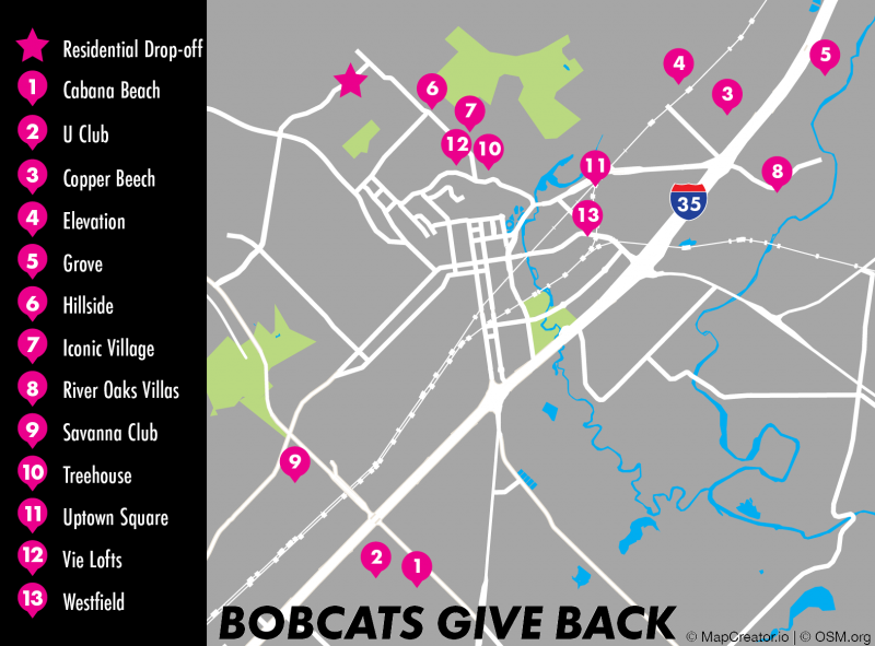 bobcats give back colton ashabranner graphic map
