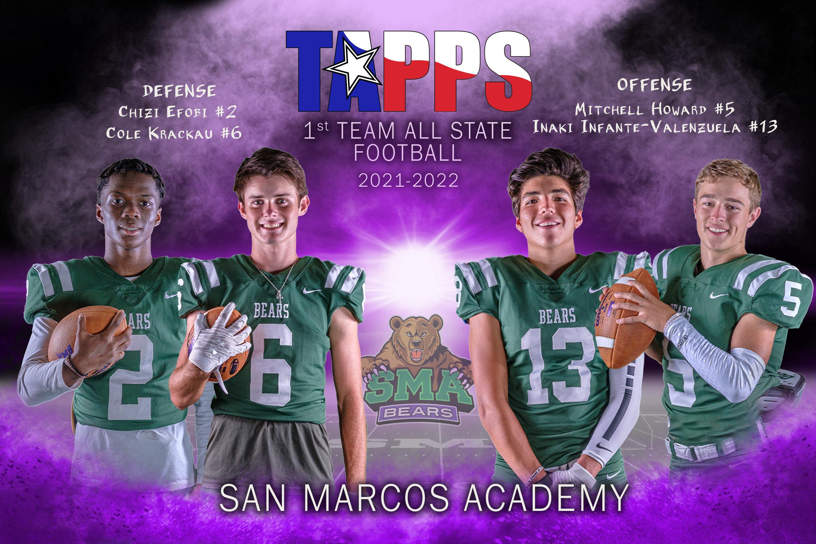 San Marcos Academy lands several on AllDistrict, AllState teams San