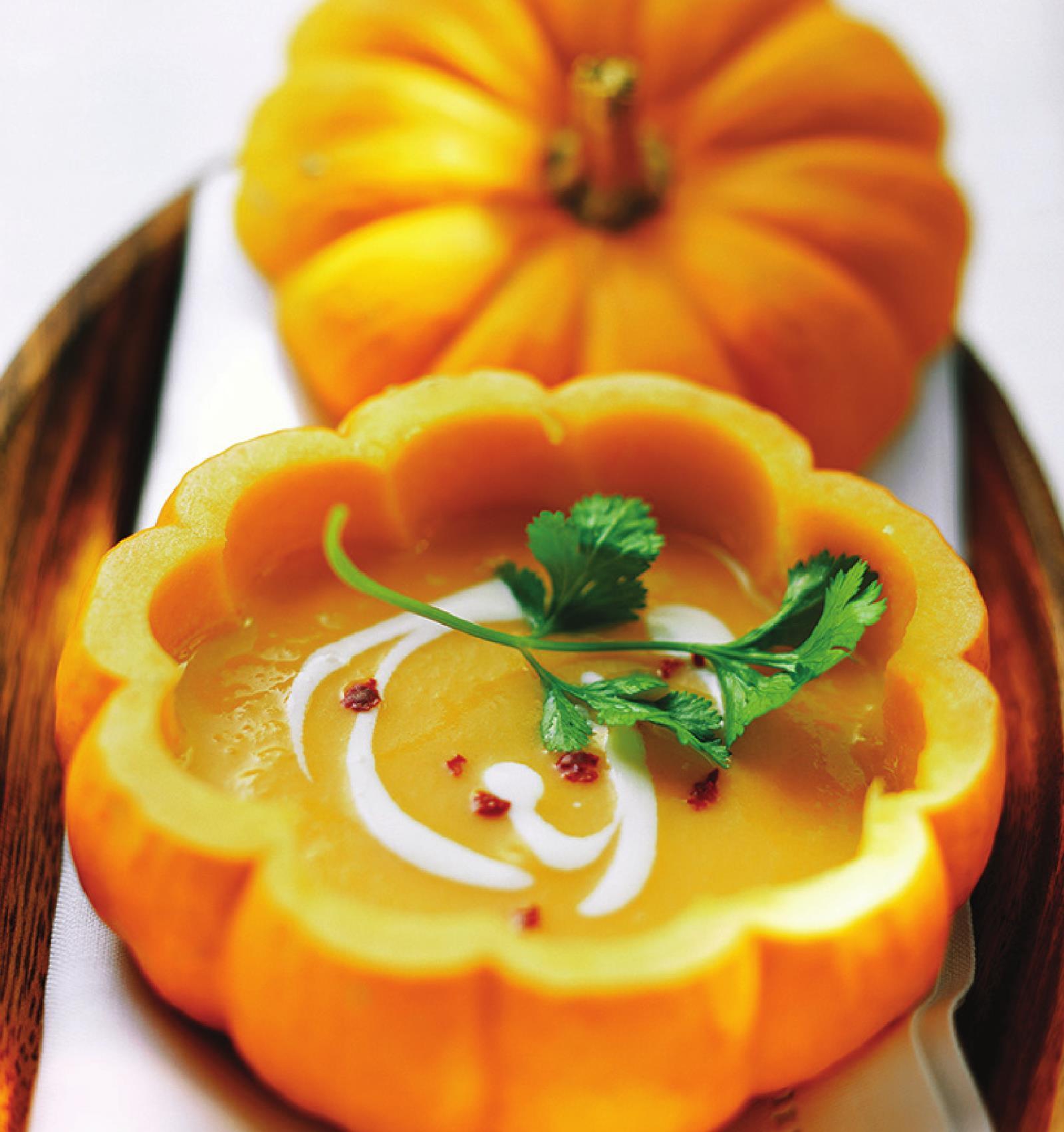 Ladle up this warm and hearty pumpkin soup