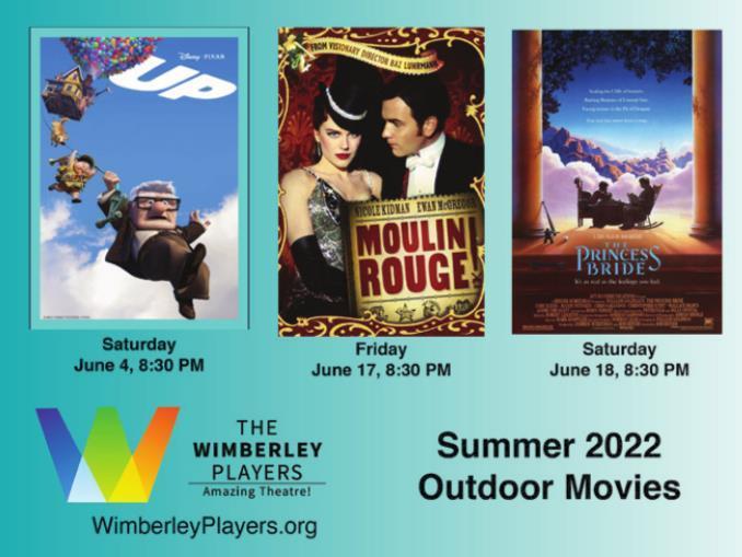 Wimberley Players announces Summer ’22 outdoor movies
