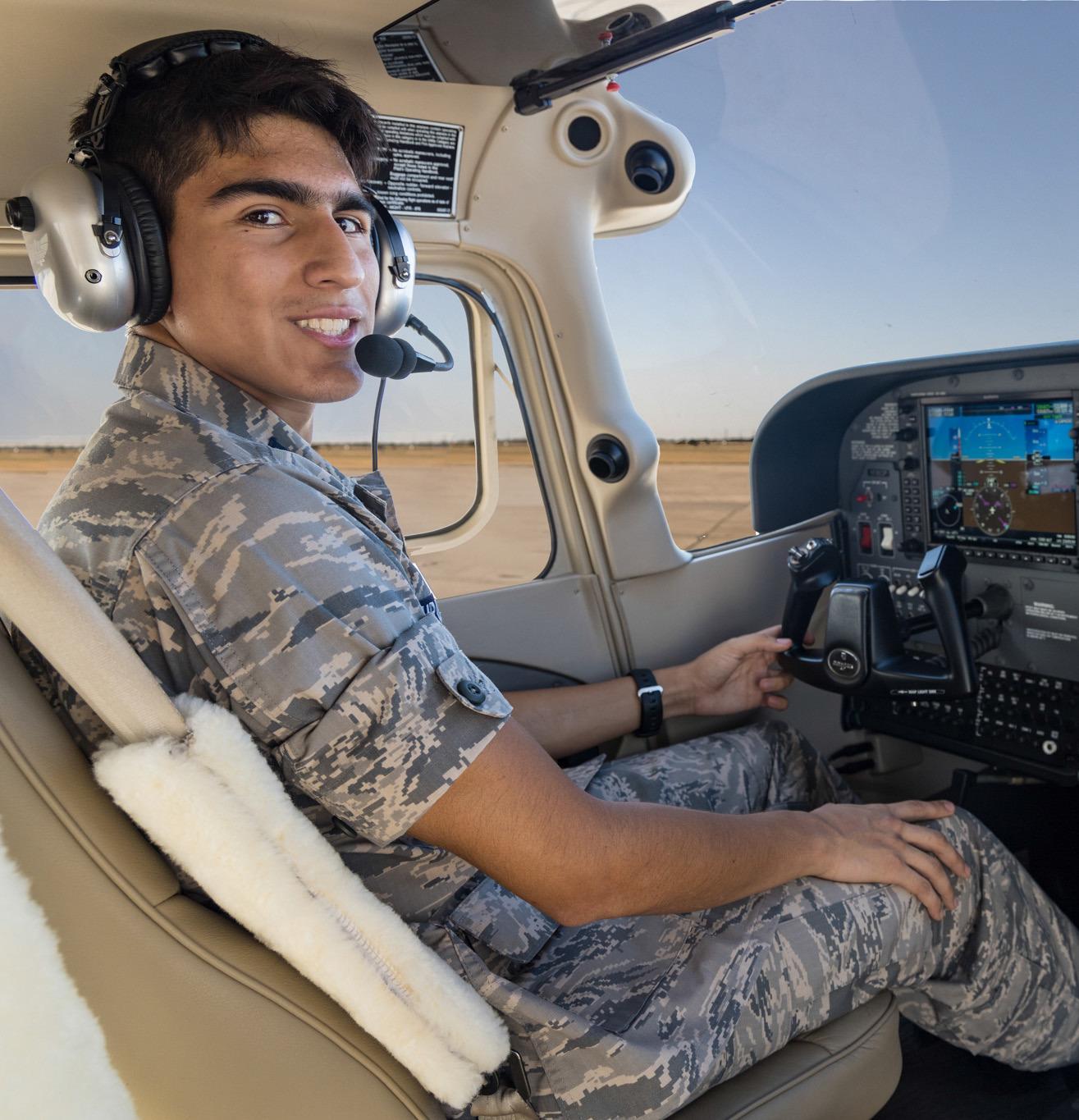 Cadet passes FAA testing, receives his pilot's license