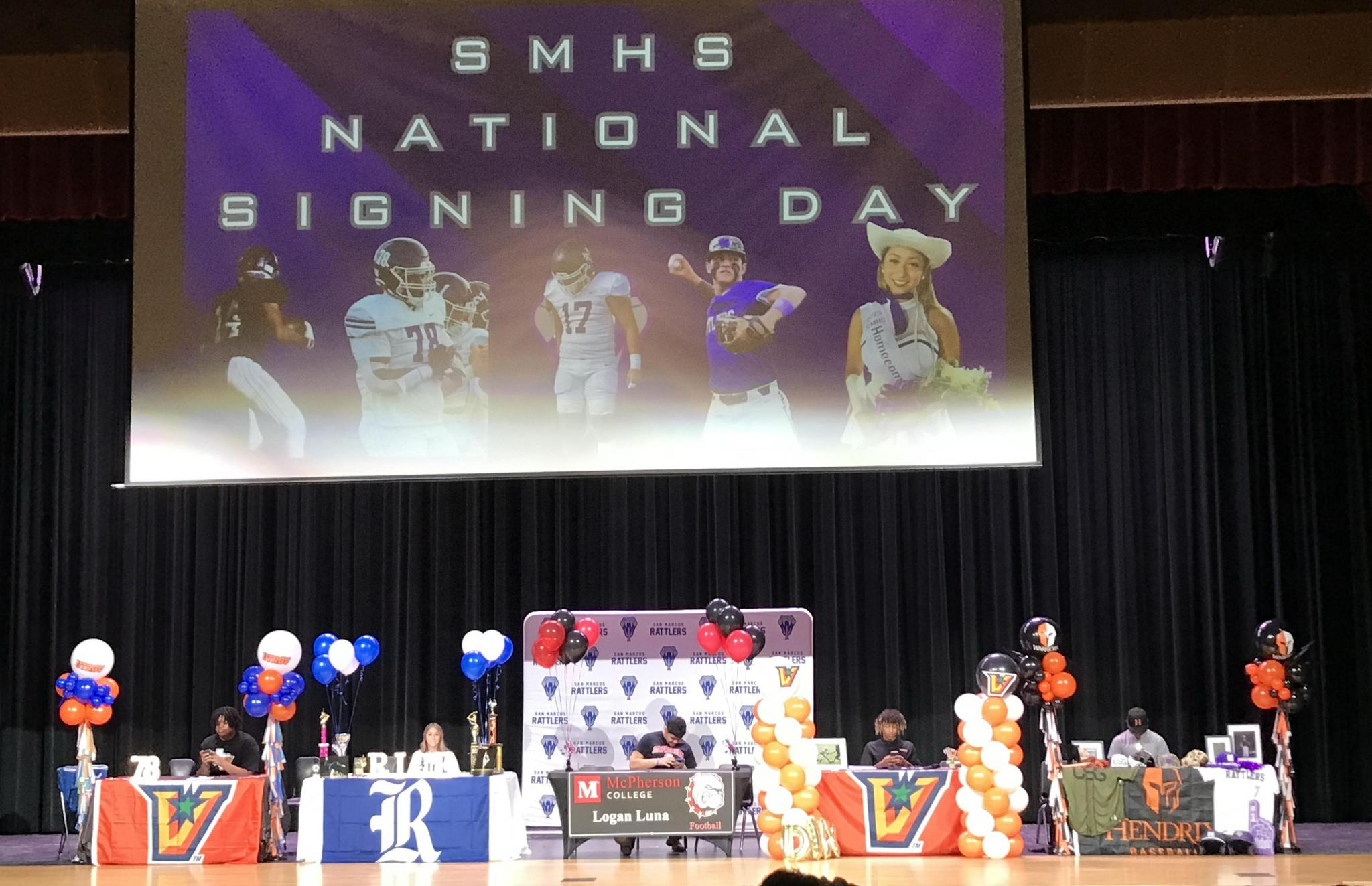 Two football players sign with UTRGV filled with ties to San Marcos