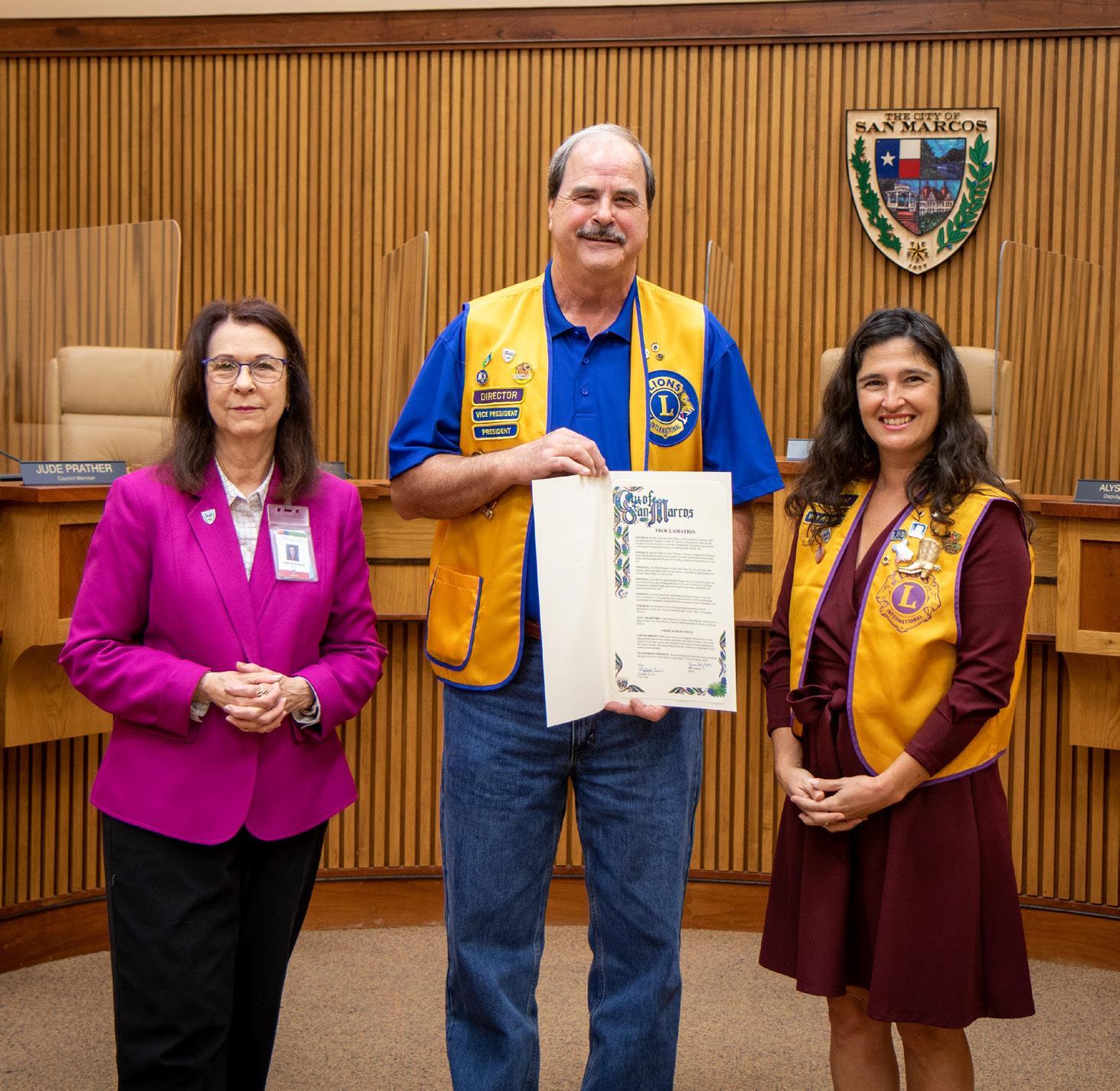 City presents Lions Club with American Heart Month proclamation