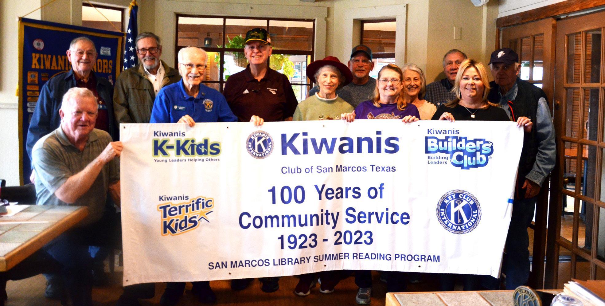Kiwanis Club of San Marcos celebrates 100 years of community service