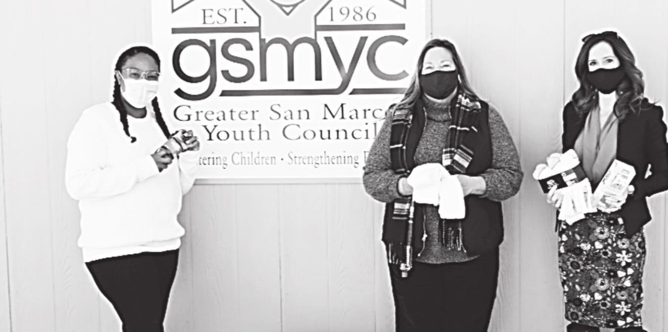 Rotary Club of San Marcos donates socks to GSMYC