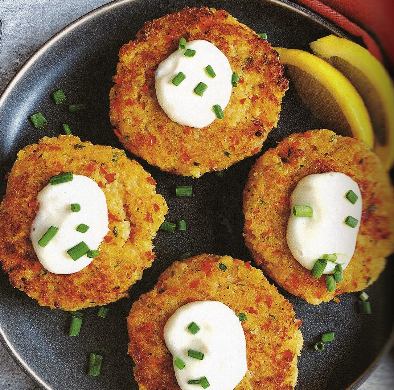 Move over crab; shrimp cakes are crisp and tasty