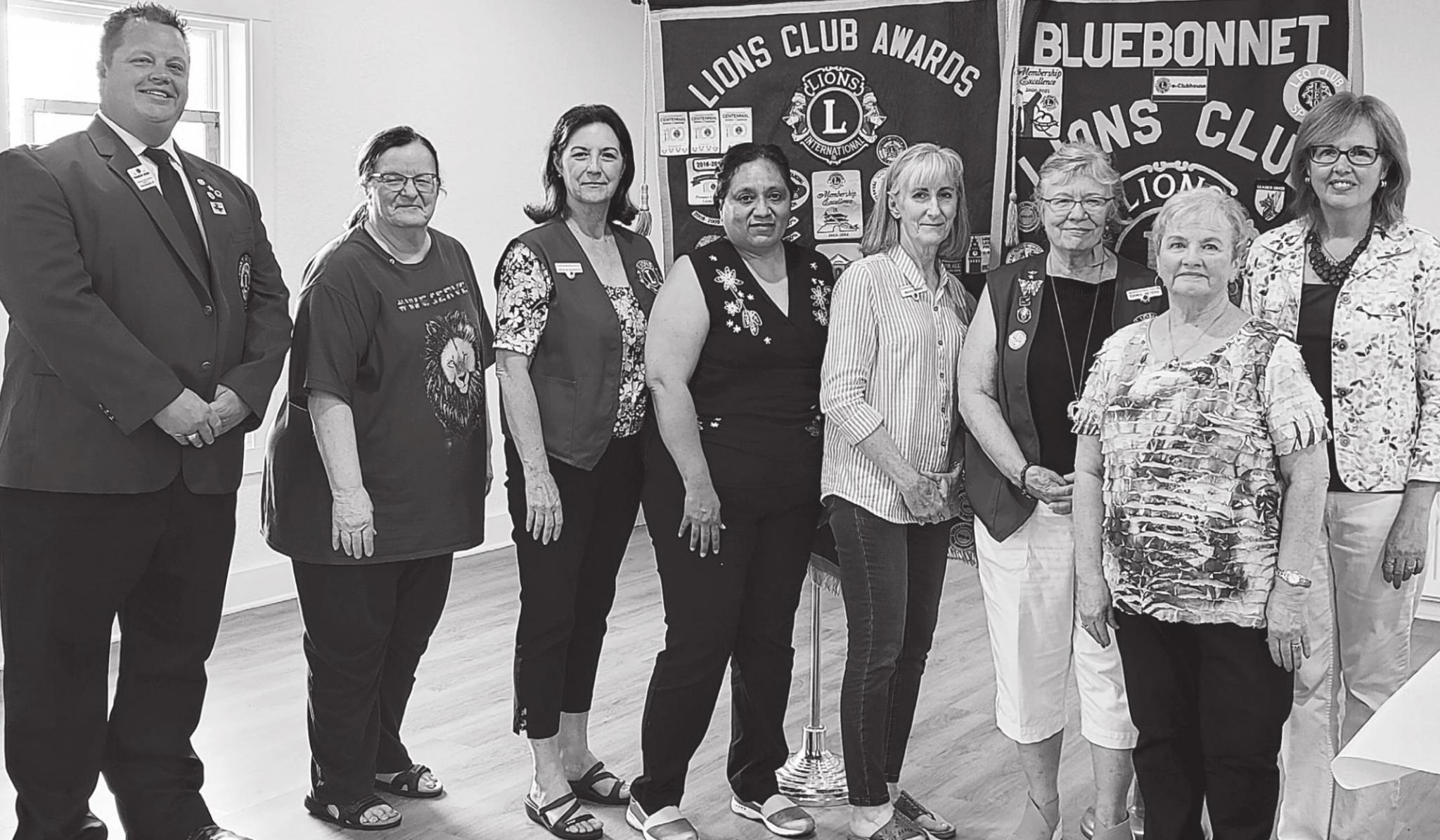 Bluebonnet Lions Club holds annual awards, officer installation banquet