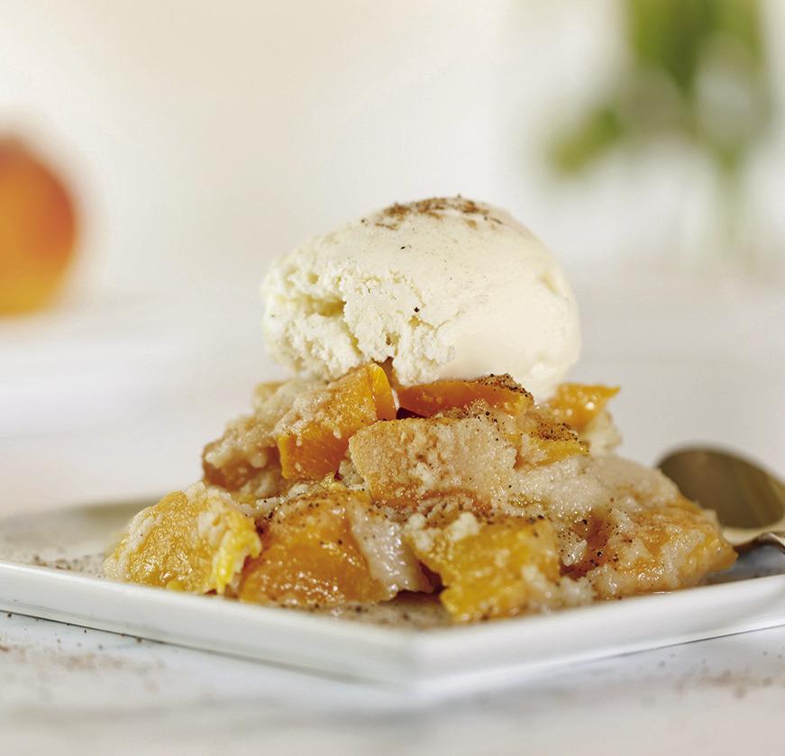 Sweeten the day with a southern peach cobbler