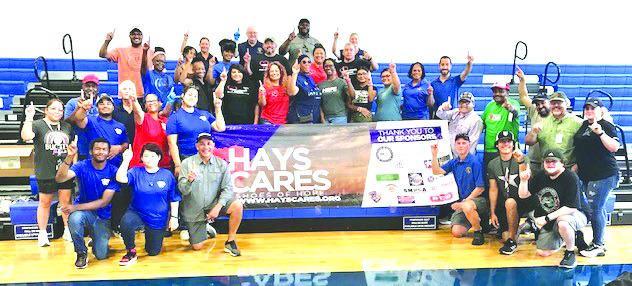 Local organizations donate to Hays Cares ‘Shoes of Hope’