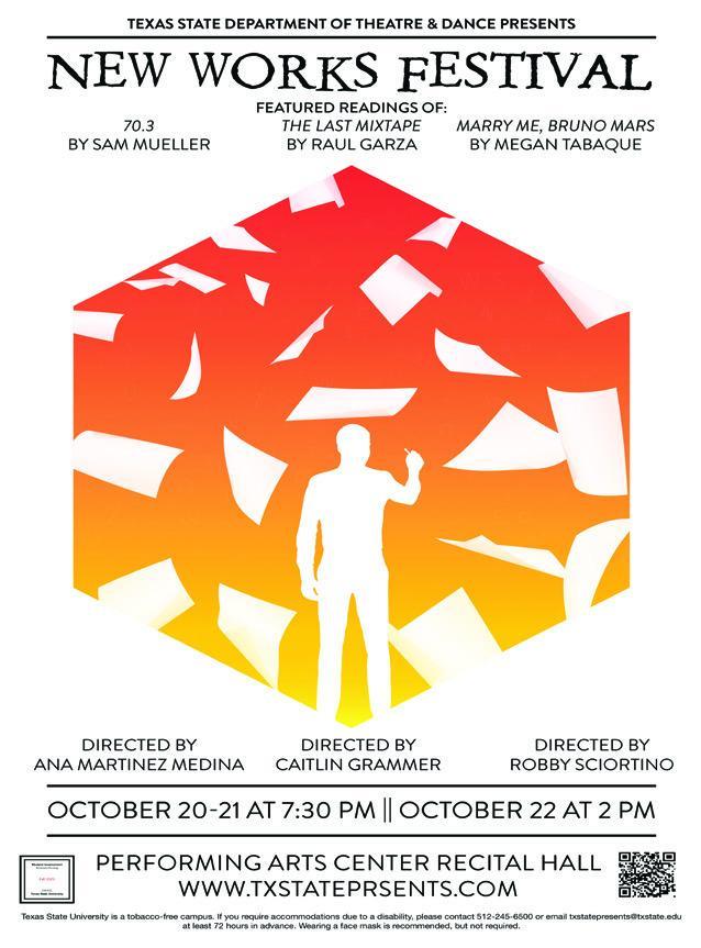 TXST Department of Theatre presents New Works Festival