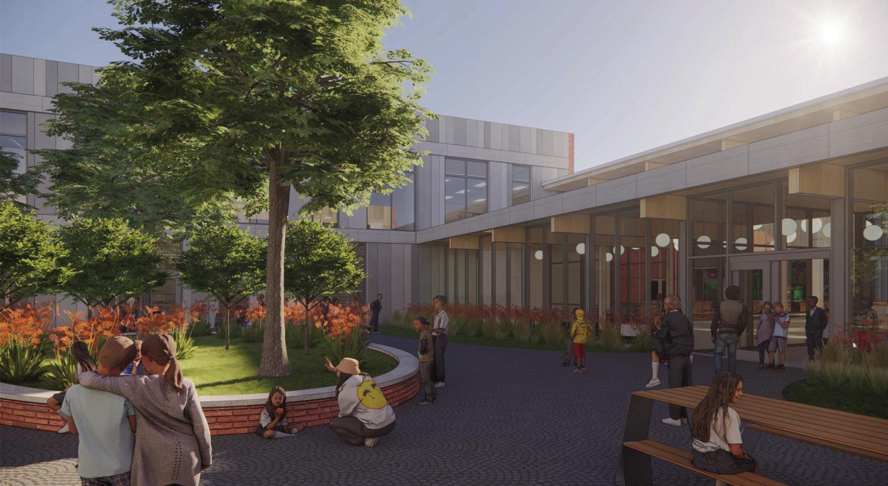 Designs shared for future Mendez Elementary