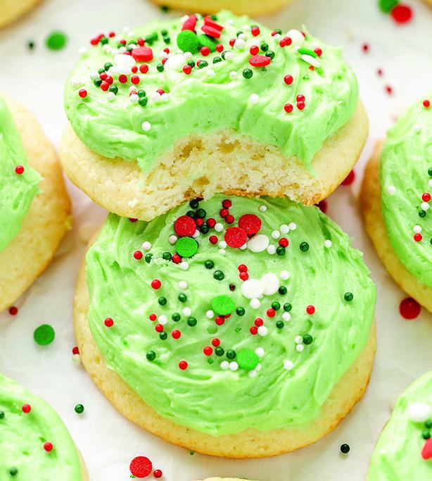 Bake up a sweet holiday treat with these sour cream cookies
