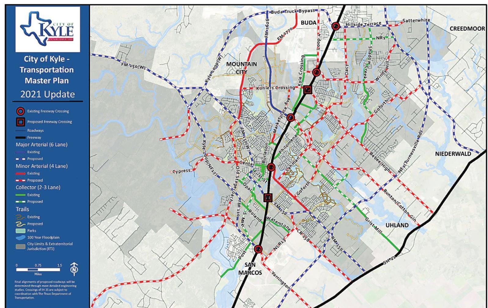 Kyle City Council approves updated Transportation Master Plan