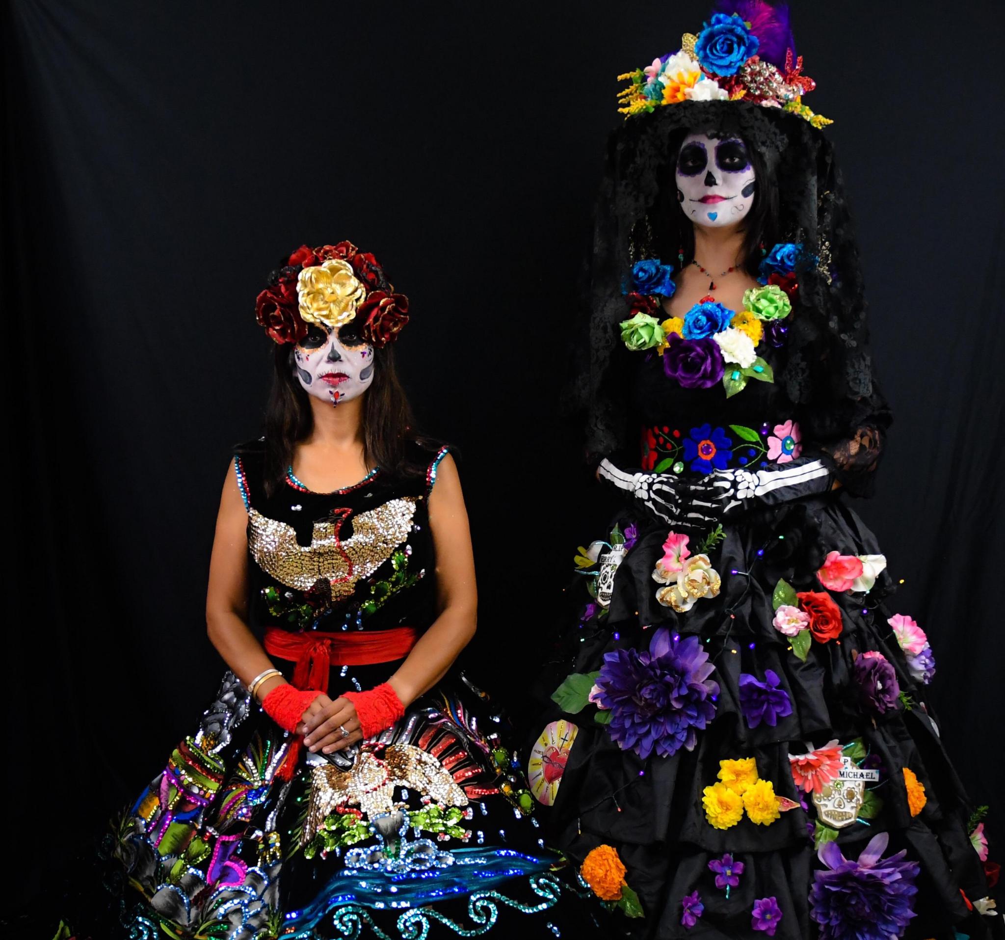 Chicas Calaveras honor loved ones through vibrant costumes