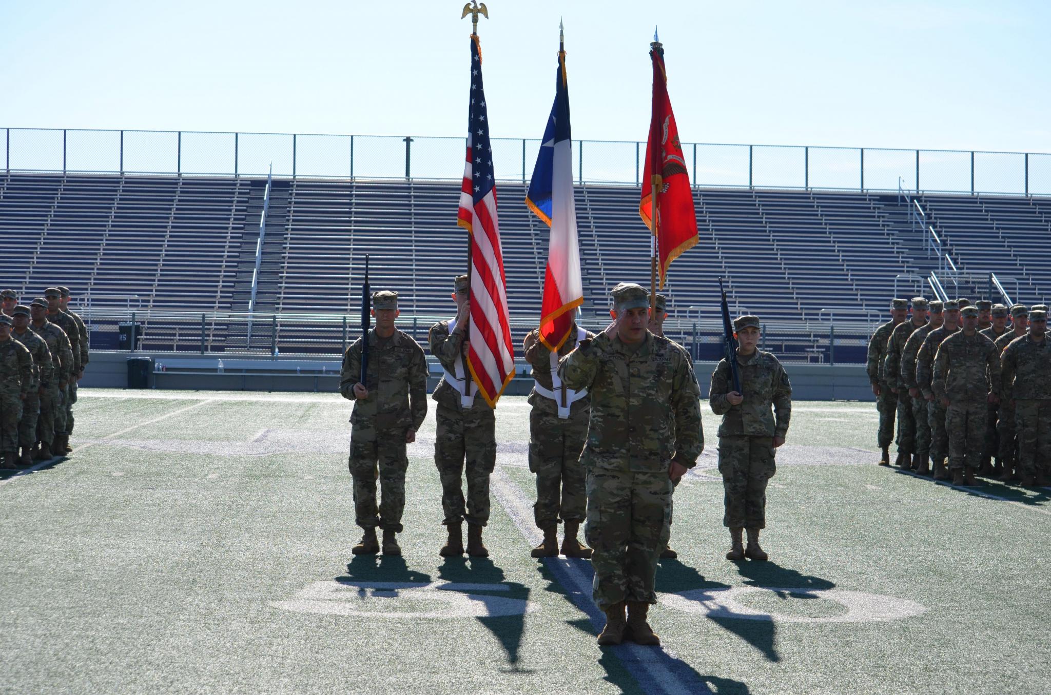 San Marcos hosts Texas National Guard Deployment Ceremony San Marcos
