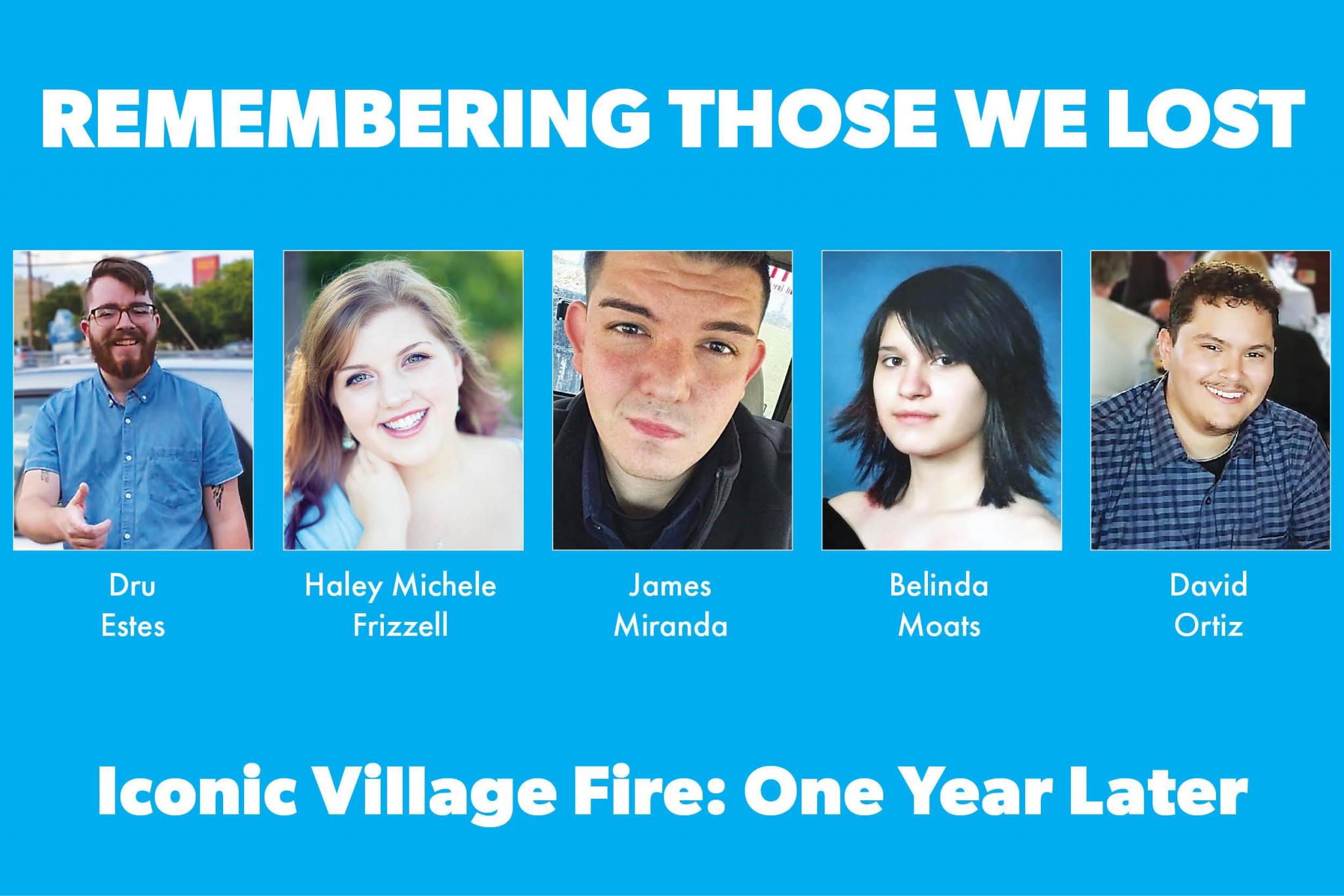 iconic village fire victims