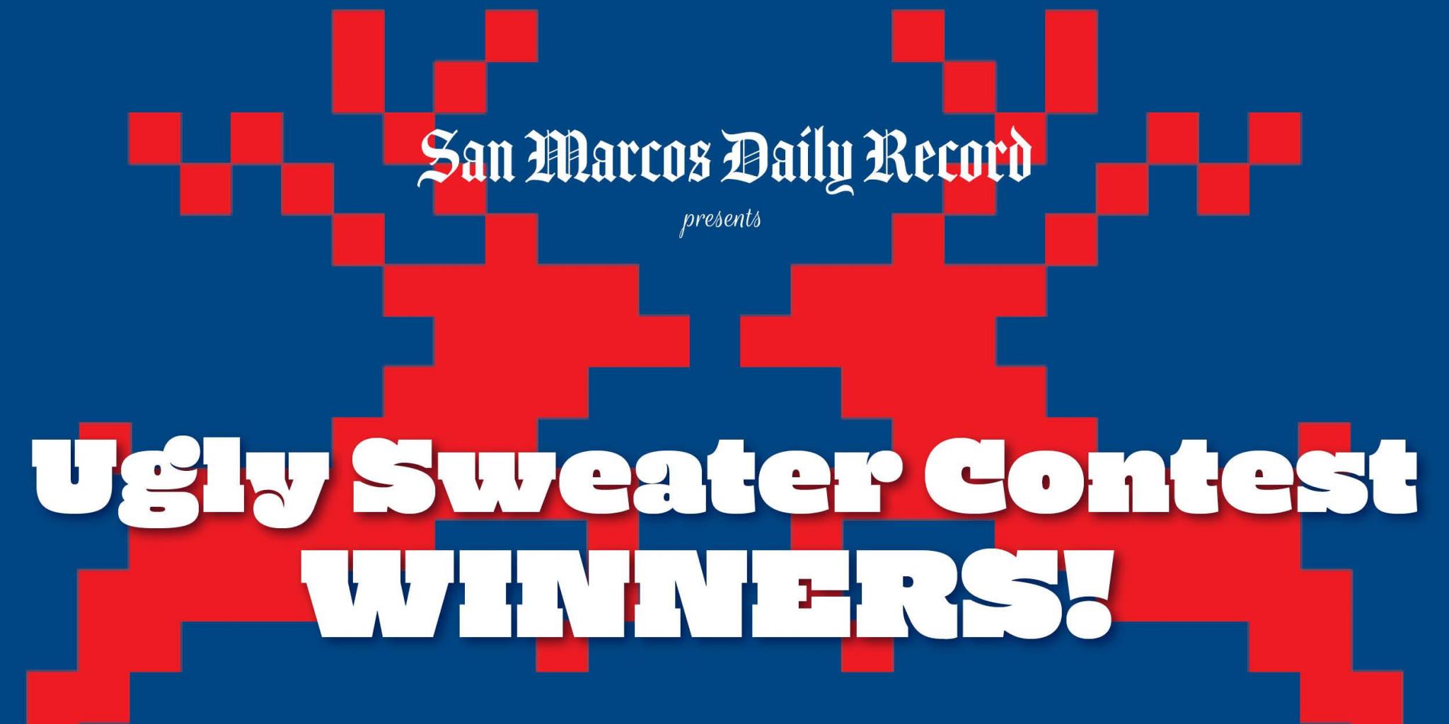 UglysweaterSMDR ugly sweater san marcos record contest