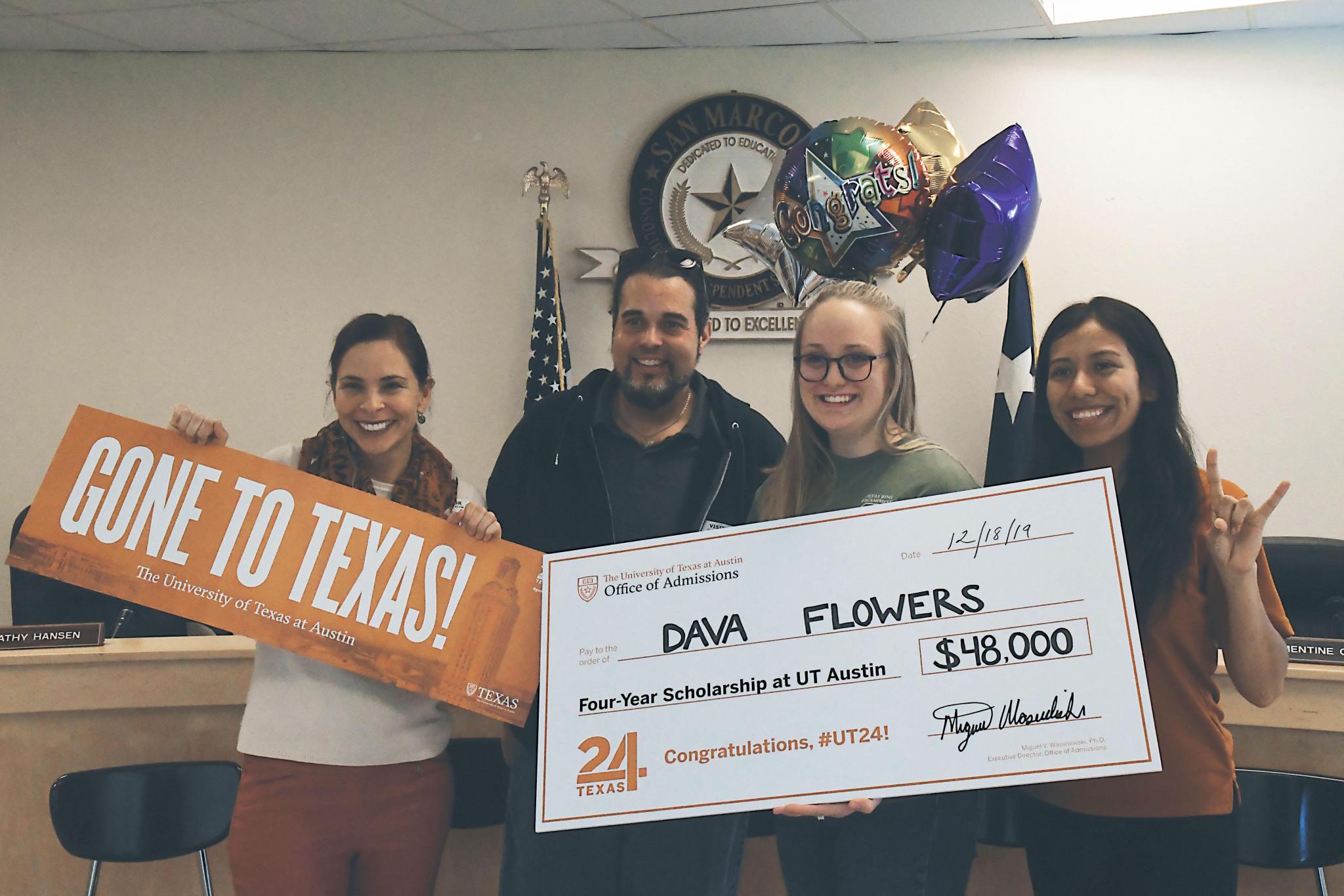 San Marcos High School Student Receives 48 000 Scholarship From