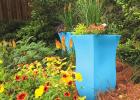 Aqua Blue Pots on a Hill: The ‘Peace de Resistance’