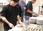 Advanced Culinary Arts students utilize skills to take part in learning lunch