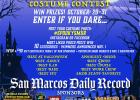 smdr, spookysmdr, san marcos record, san marcos daily record, halloween contest, smtx, txst
